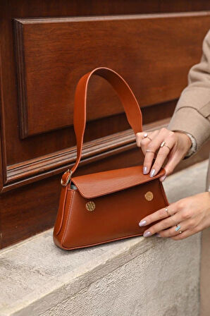 Kadın Şık Minimal Süet Kol Çantası Kapaklı Tasarım Günlük ve Özel Modern Stil Günlük Kullanım İçin