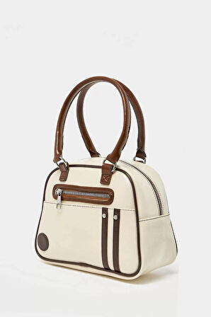 Fonksiyonel Vegan Deri Omuz Ve El Çantası Düzenleyici Bölmeli Şık Kemer Detayı Profesyonel Görünüm