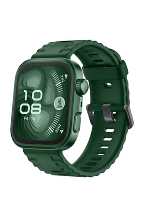 Huawei Fit 4 Nova Silikon Kordon - Koyu Yeşil