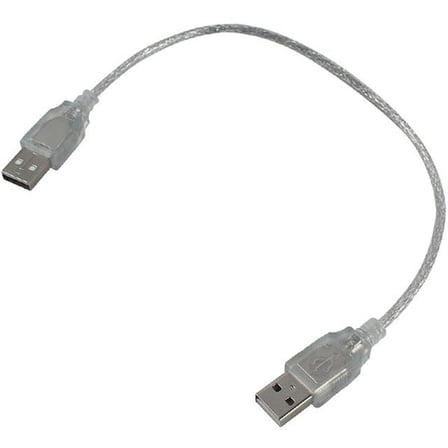 PM-8609 Şeffaf 50 Cm Usb Erkek-Erkek Kablo