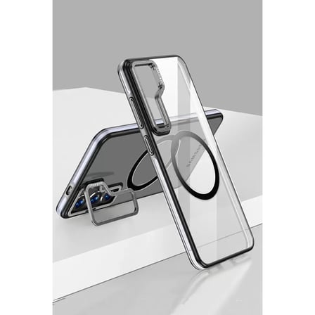 Joko Samsung Galaxy S24 Crystal Magsafe Kapak - Siyah