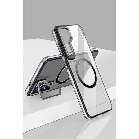 Joko Samsung Galaxy S24 Crystal Magsafe Kapak - Siyah