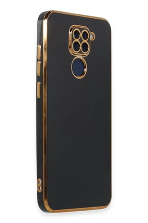 Xiaomi Redmi Note 9 Kılıf Volet Silikon - Siyah