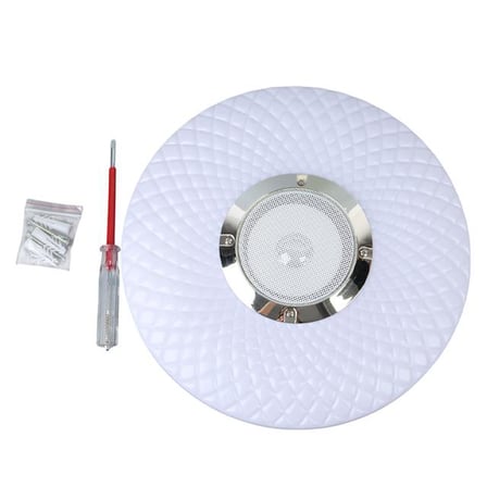 PM-27329 Beyaz 30*6 Cm 24 Watt Bluetooth Hoparlörlü Tavan Aydınlatma (AL-BL302) Tornavida Hediyeli