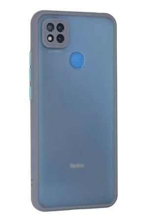 Xiaomi Redmi 9C Kılıf Montreal Silikon Kapak - Gri
