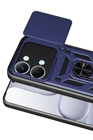 Xiaomi Poco X8 Pro Max Pars Lens Yüzüklü Silikon - Lacivert
