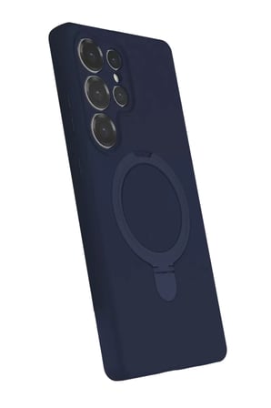 Samsung Galaxy S25 Ultra Regal Magsafe Standlı Kapak - Lacivert