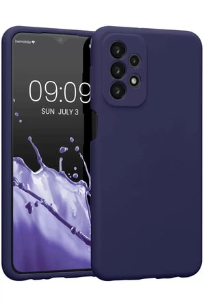 Samsung Galaxy A23 4G Kılıf First Silikon - Lacivert