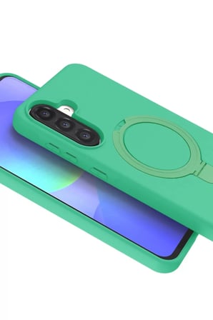Samsung Galaxy A56 Regal Magsafe Standlı Kapak - Yeşil