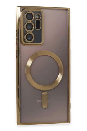 Samsung Galaxy Note 20 Ultra Kılıf Kross Magneticsafe Kapak - Gold
