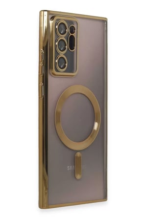 Samsung Galaxy Note 20 Ultra Kılıf Kross Magneticsafe Kapak - Gold