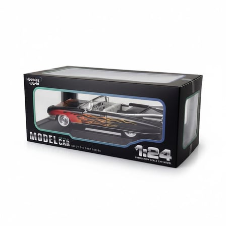 1901-601A .1/24 Cadillac Eldorad Alev Metal Model Araba
