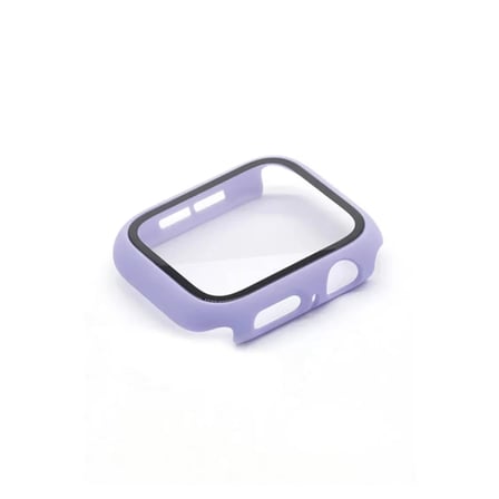 Apple Uyumlu Watch 38mm Camlı Kasa Ekran Koruyucu - Lila
