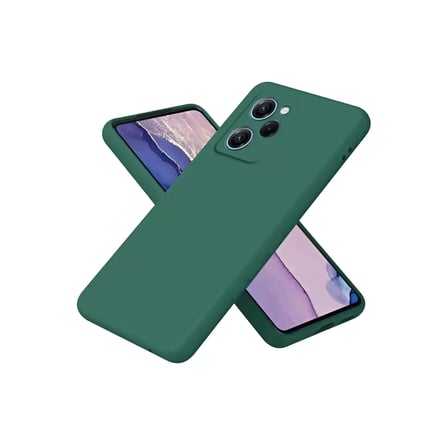 Xiaomi Poco X5 Pro 5G Nano içi Kadife Silikon - Koyu Yeşil