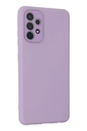 Samsung Galaxy A33 5G Kılıf Lansman Glass Kapak - Lila