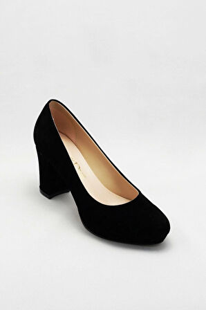 Siyah Kadın Klasik Topuklu Ayakkabı Kadın Topuklu Abiye Ayakkabı Şık Gece Ayakkabısı