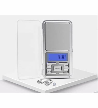ErturkStore Mutfak Tartısı Dijital Metalik 1 kg 0.01 gr Otomatik Kapanma