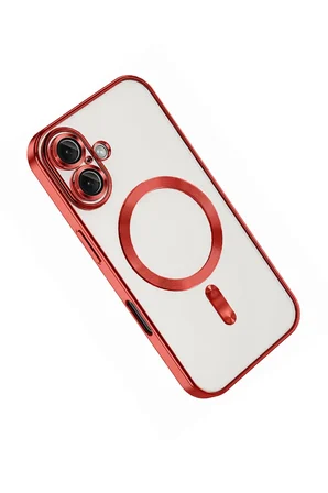 Apple iPhone 16 Kılıf Kross Magneticsafe Kapak - Kırmızı