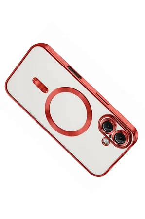 Apple iPhone 16 Kılıf Kross Magneticsafe Kapak - Kırmızı