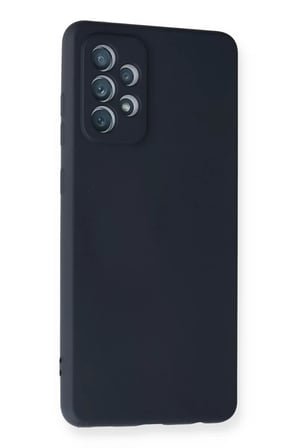 Samsung Galaxy A72 Kılıf Nano içi Kadife Silikon - Lacivert