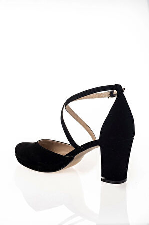 Kadın Siyah Topuklu Ayakkabı Kadın Topuklu Abiye Ayakkabı Şık Gece Ayakkabısı Zarif Tasarım