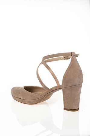 Siyah Süet Topuklu Kadın Klasik Ayakkabı Kadın Topuklu Abiye Ayakkabı Şık Gece Ayakkabısı