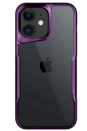 Apple iPhone 11 Kılıf Boyi Silikon Kapak - Derin Mor