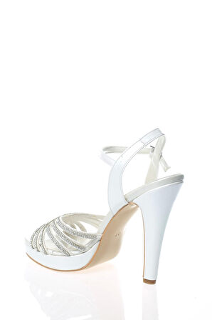 Kadın Gold Abiye Ayakkabı Kadın Topuklu Şık Gece Ayakkabısı Zarif Tasarım Yüksek Topuk