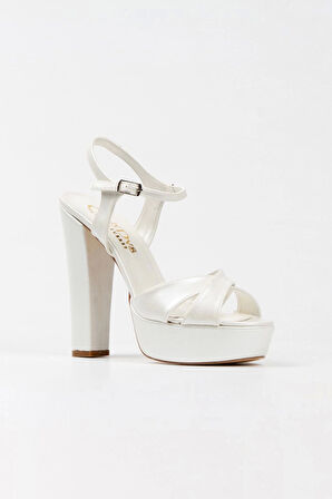 Sedef Cilt Klasik Ayakkabı Kalın Topuklu Kadın Abiye Ayakkabı Kadın Topuklu Şık Gece Ayakkabısı