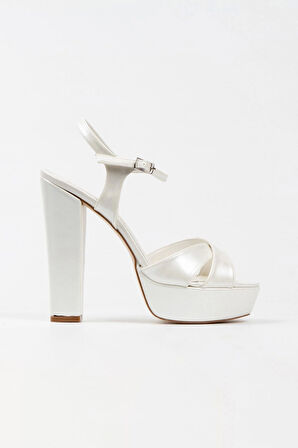 Sedef Cilt Klasik Ayakkabı Kalın Topuklu Kadın Abiye Ayakkabı Kadın Topuklu Şık Gece Ayakkabısı