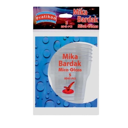 5'li Mika Bardak