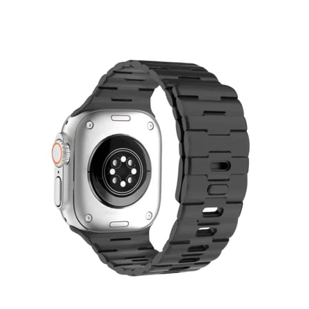 Apple Uyumlu Watch Ultra 49mm Wowen Kordon - Siyah
