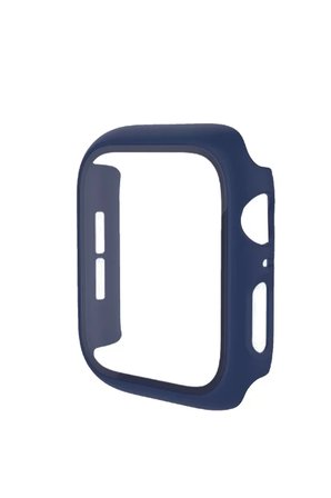 Apple Uyumlu Watch 41mm Camlı Kasa Ekran Koruyucu - Mavi