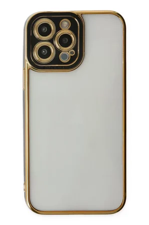 Apple Uyumlu iPhone 14 Pro Max Kılıf Liva Lens Silikon - Siyah