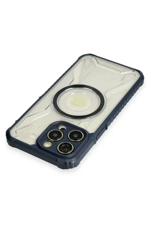 Apple iPhone 12 Pro Kılıf Prag Magneticsafe Kapak - Lacivert