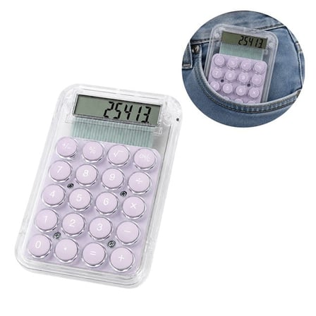 PM-25413 Mor Mini Hesap Makinesi