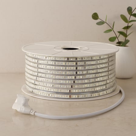 Dış Mekan 220V Şerit LED 120LED 100m (3000K / Günışık)