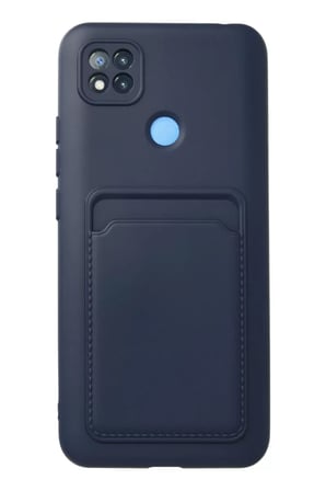 Xiaomi Redmi 9C Kılıf Kelvin Kartvizitli Silikon - Lacivert