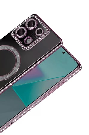Xiaomi Redmi Note 13 Pro 4G Joke Simli Magneticsafe Kılıf - Pembe
