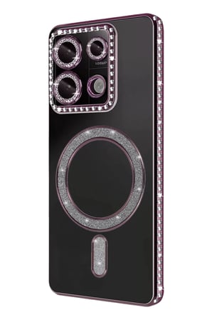 Xiaomi Redmi Note 13 Pro 4G Joke Simli Magneticsafe Kılıf - Pembe