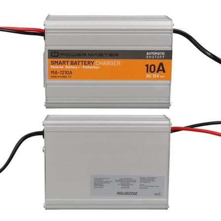 MA-1210A 12 Volt - 10 Amper Akıllı Hızlı Akü Şarj Cihazı Analog Amper Göstergeli