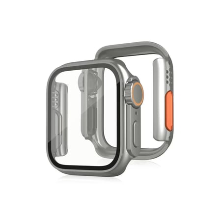 Apple Uyumlu Watch 44mm Watch 49mm Kasa Dönüştürücü ve Ekran Koruyucu - Yıldız Işığı