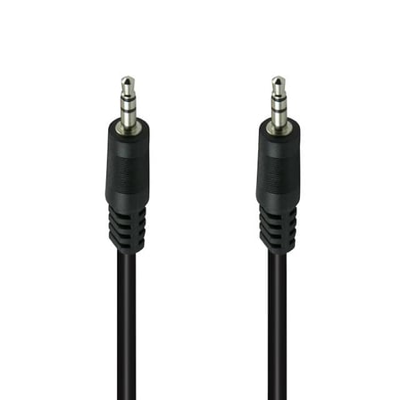 PM-1843 Siyah 3.5Mm Erkek-Erkek 5 Metre Stereo Aux Ses Kablosu