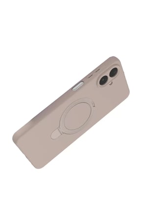 Samsung Galaxy A07 4G Regal Magsafe Standlı Kapak - Çöl Titanyum