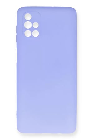 Samsung Galaxy M51 Kılıf First Silikon - Lila
