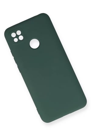 Xiaomi Redmi 9C Kılıf Nano içi Kadife Silikon - Koyu Yeşil