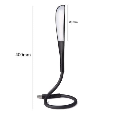 PM-24561 14 Ledli Siyah Esnek Usb Led Lamba