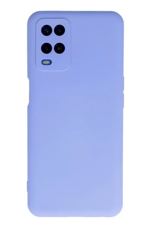 Oppo A54 4G Kılıf Nano içi Kadife Silikon - Lila