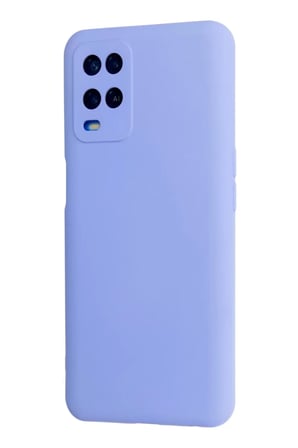 Oppo A54 4G Kılıf Nano içi Kadife Silikon - Lila