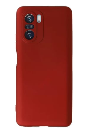 Xiaomi Poco F3 Kılıf First Silikon - Kırmızı